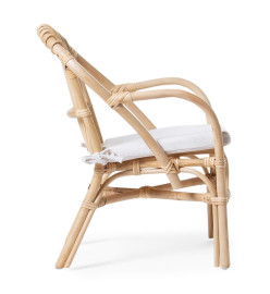 CHILDHOME Chaise en rotin avec coussin pour enfants Montana Naturel