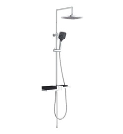 SCHÜTTE Ensemble de douche au-dessus de tête BLUEPERL Chrome