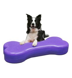 FitPAWS Plate-forme d'équilibre d'animaux Giant K9FITbone PVC Violet