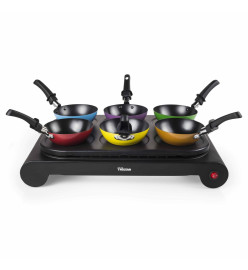 Tristar Ensemble de wok 1000 W Noir