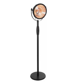 Sunred Chauffage sur pied Indus 2100 W Halogène Noir