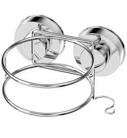 RIDDER Support de sèche-cheveux 14 x 12,7 x 6,5 cm Chrome 12070000