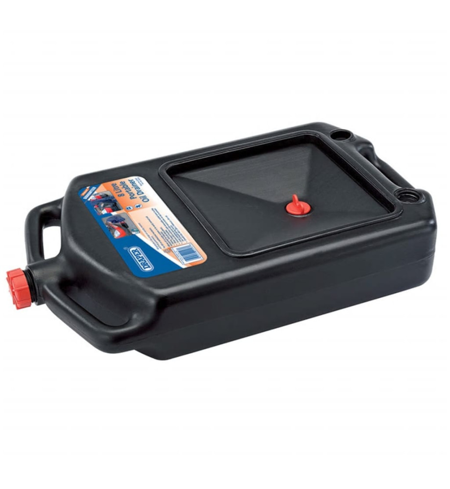 Draper Tools Bac de vidange à huile portable 8 L 22493