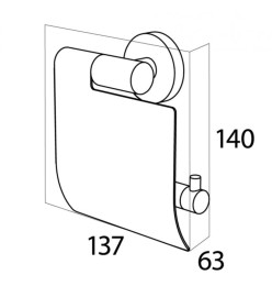 Tiger Porte-papier toilette Boston Argent 309130946