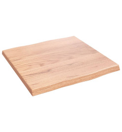 Dessus de table bois chêne massif traité bordure assortie