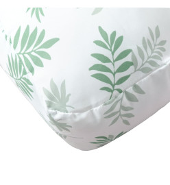 Coussins de palette 3 pcs motif de feuilles tissu Oxford