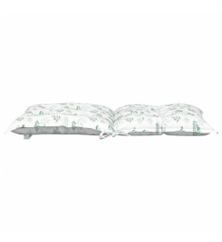 Coussins de chaise à dossier bas lot de 2 modèle de feuille