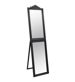 Miroir sur pied Noir 40x160 cm