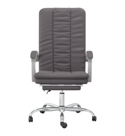 Fauteuil inclinable de bureau Gris Similicuir