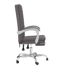 Fauteuil inclinable de bureau Gris Similicuir