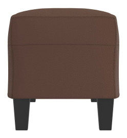 Banc Marron 100x35x41 cm Similicuir