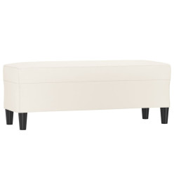 Banc Crème 100x35x41 cm Similicuir