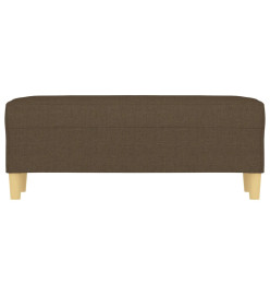 Banc Marron 100x35x41 cm Tissu