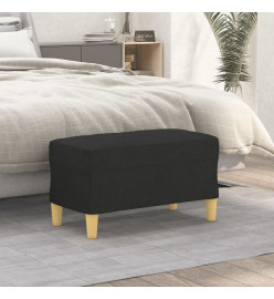 Banc Noir 70x35x41 cm Tissu