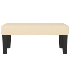 Banc Crème 70x30x30 cm Tissu