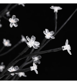 Arbre à LED fleur de cerisier 200 LED Blanc chaud 180 cm