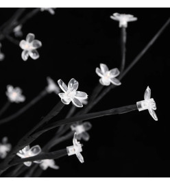 Arbre à LED fleur de cerisier 84 LED Blanc chaud 120 cm