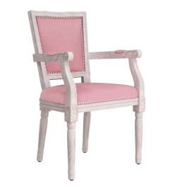 Chaise à manger Rose Velours