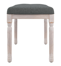 Banc Gris foncé 80x40x49 cm Tissu