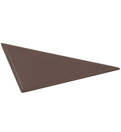 Panneaux muraux 12 pcs Marron 30x30 cm Similicuir 0,54 m²