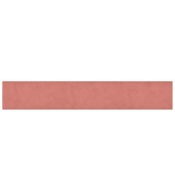 Panneaux muraux 12 pcs Rose 90x15 cm Velours 1,62 m²