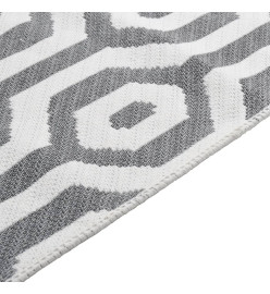 Tapis Gris 120x180 cm Coton