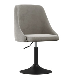 Tabouret de bar Gris clair Velours