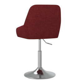 Tabouret de bar Rouge bordeaux Tissu