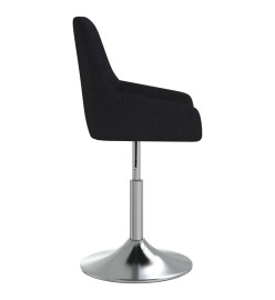 Tabouret de bar Noir Tissu