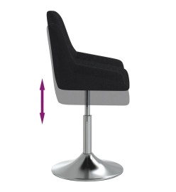 Tabouret de bar Noir Tissu