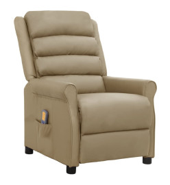 Fauteuil de massage Cappuccino Similicuir