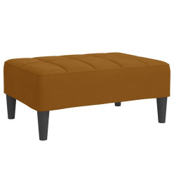 Repose-pied Marron 78x56x32 cm Velours