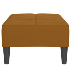 Repose-pied Marron 78x56x32 cm Velours