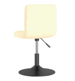 Tabouret de bar pivotant Crème Velours