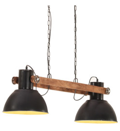 Lampe suspendue industrielle 25 W Noir 109 cm E27