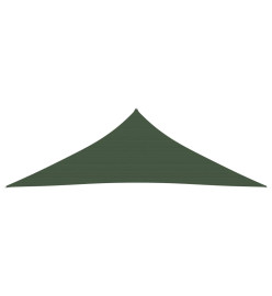 Voile d'ombrage 160 g/m² Vert foncé 4x4x5,8 m PEHD