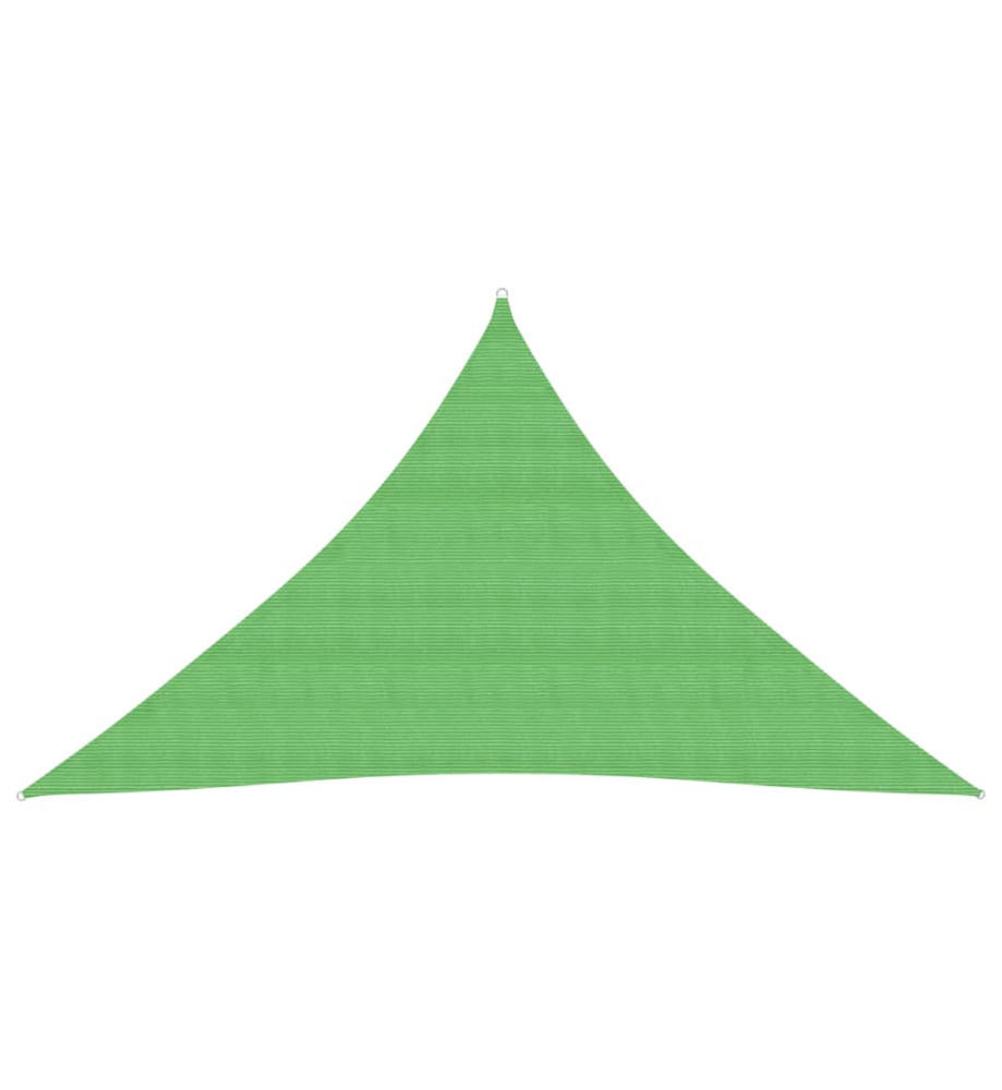 Voile d'ombrage 160 g/m² Vert clair 5x5x6 m PEHD