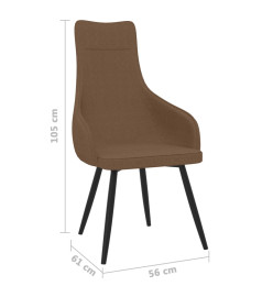 Fauteuil Marron Tissu