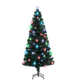 Arbre de Noël pré-éclairé avec support 180 cm fibre optique