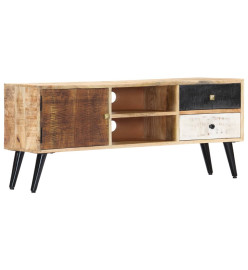 Meuble TV 115 x 30 x 47 cm Bois massif de manguier