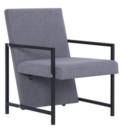 Fauteuil Gris clair Tissu