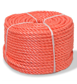 Corde torsadée Polypropylène 14 mm 250 m Orange