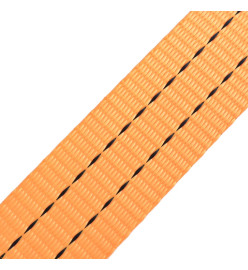 Sangle d’arrimage à cliquet 10 pcs 1 tonne 6 m x 38 mm Orange