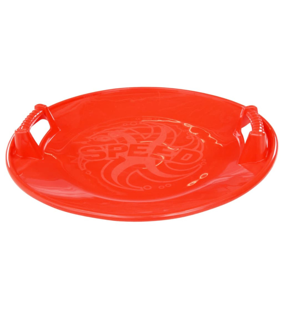 Luge ronde Rouge 66,5 cm PP