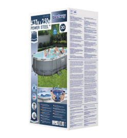 Bestway Piscine hors sol Power Steel Ovale 427x250x100 cm