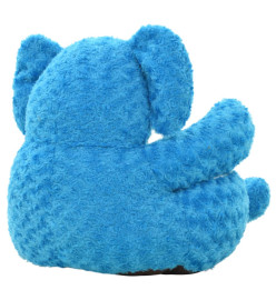 éléphant en peluche Bleu