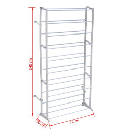 Porte-chaussures / Étagère à chaussures avec 10 étages