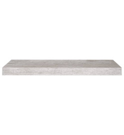 Étagères murales flottantes 4 pcs Gris béton 60x23,5x3,8 cm MDF