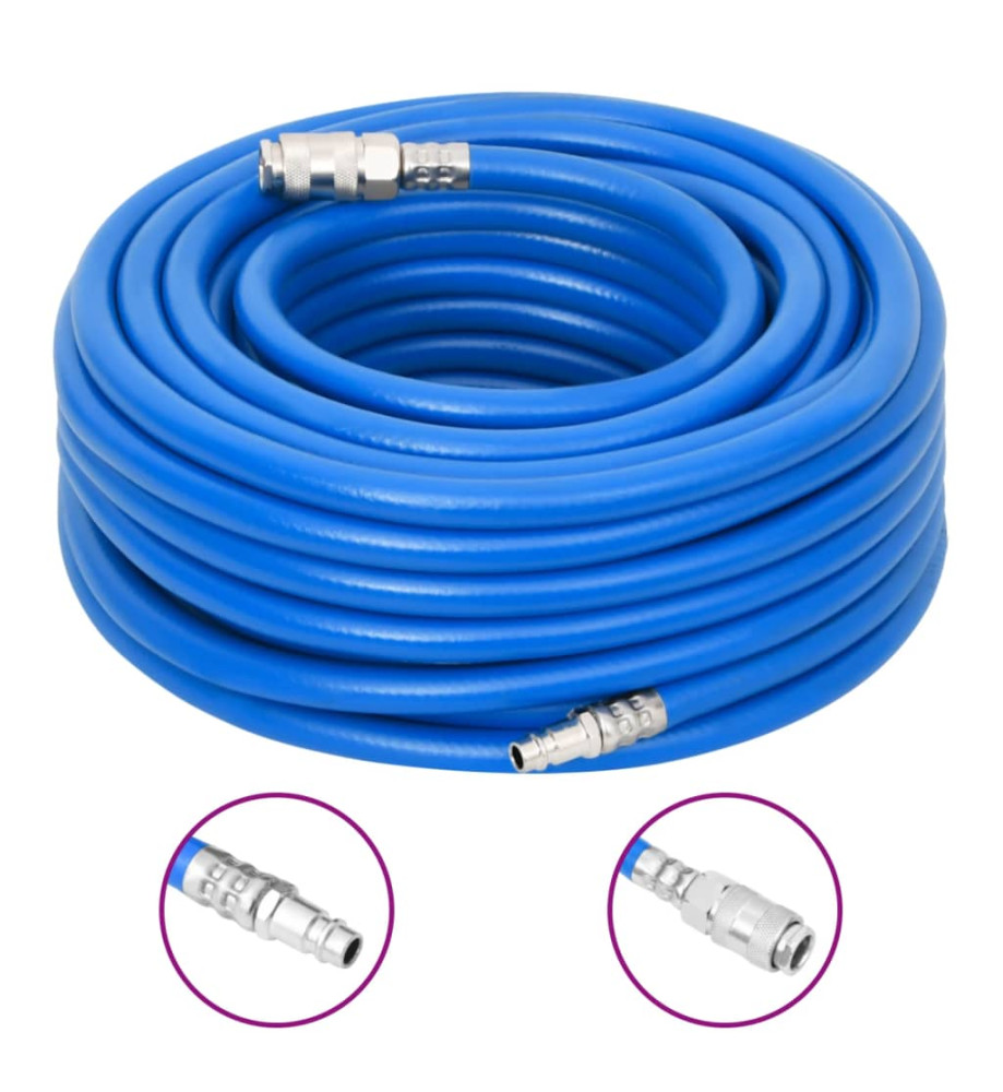 Tuyau d'air bleu 0,7" 10 m PVC