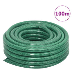 Tuyau d'arrosage vert 0,9" 100 m PVC